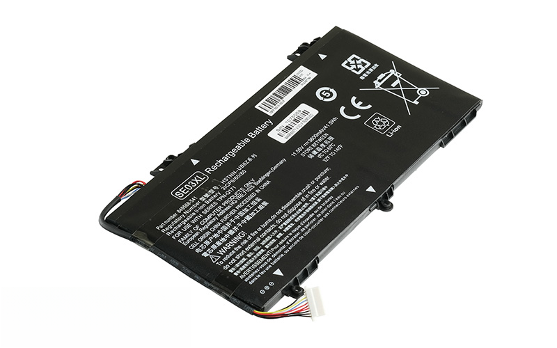 SE03XL Battery for HP Pavilion 14-al125tx 14-al030tx (11.55V 39Wh 3-Cell Li-Polymer) – Front view top 45° angle