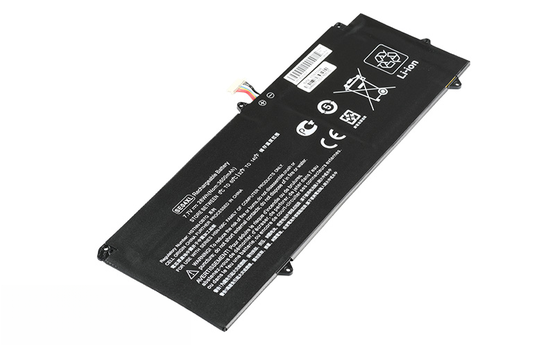 SE04XL 860708-855 860724-2C1 HSTNN-DB7Q Battery for HP Pro X2 612 G2 (7.7V 27Wh 2-Cell Li-Poly) – Front view top 45° angle