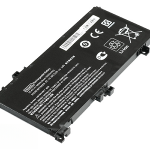 TE04XL HSTNN-DB7T905277-855 Battery for HP Omen 15-ax217TX 15-ax239TX Pavilion 15-bc215TX (15.4V 43Wh 4-Cell Li-Poly) – Front view top 45° angle
