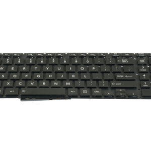 Toshiba Qosmio X70-A0384 Keyboard – Front view – keys & layout