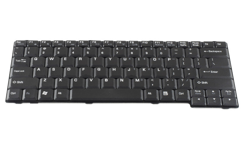 Toshiba Satellite L10 L15 L20 L25 L30 L35 Keyboard - Refurbished – Front view – keys & layout