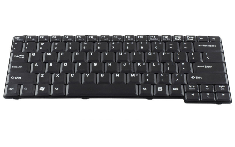 Toshiba Satellite L100 Keyboard - Refurbished – Front view – keys & layout