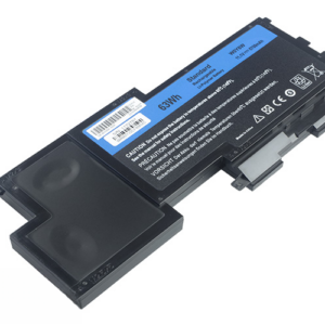 W0Y6W 09F233 Battery for Dell XPS 15 L521x (11.1V 63Wh 9-Cell Li-Poly) – Front view top 45° angle
