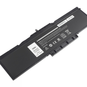 WFWKK, VG93N Battery for Dell Precision 3520 3530 3540 Latitude 15 5580 5590 (11.55V 69Wh 6-Cell Li-Poly) – Front view top 45° angle