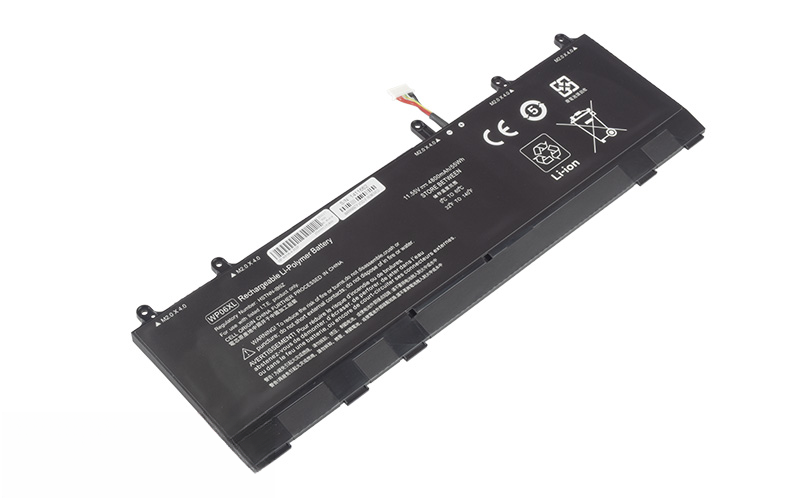 WP06XL M73470-005 HSTNN-IB9Z for HP EliteBook 860 G9 G10 865 G9 G10 ZBook Firefly 16 G9 G10 (11.55V 55Wh 6-Cell Li-Poly) – Front view top 45° angle