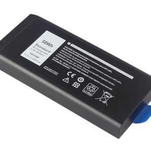 X8VWF DKNKD 4XKN5 Battery for Dell Latitude 14 5404 5414 7404 7414 (11.1V 49Wh 6-Cell Li-Poly) – Front view top 45° angle